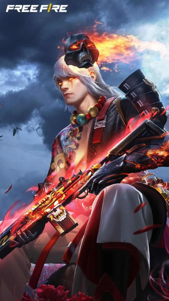Hình nền Free Fire 3D với hiệu ứng ánh sáng độc đáo cho điện thoại