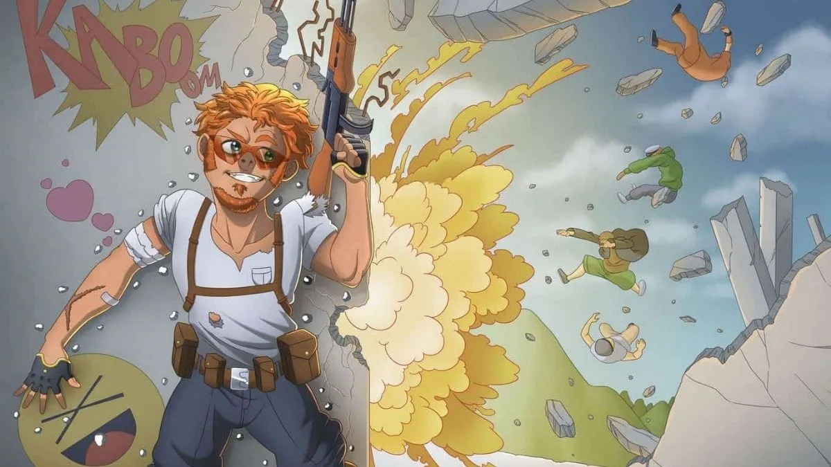 Hình nền Free Fire 3D anime đẹp với cảnh thiên nhiên trong game