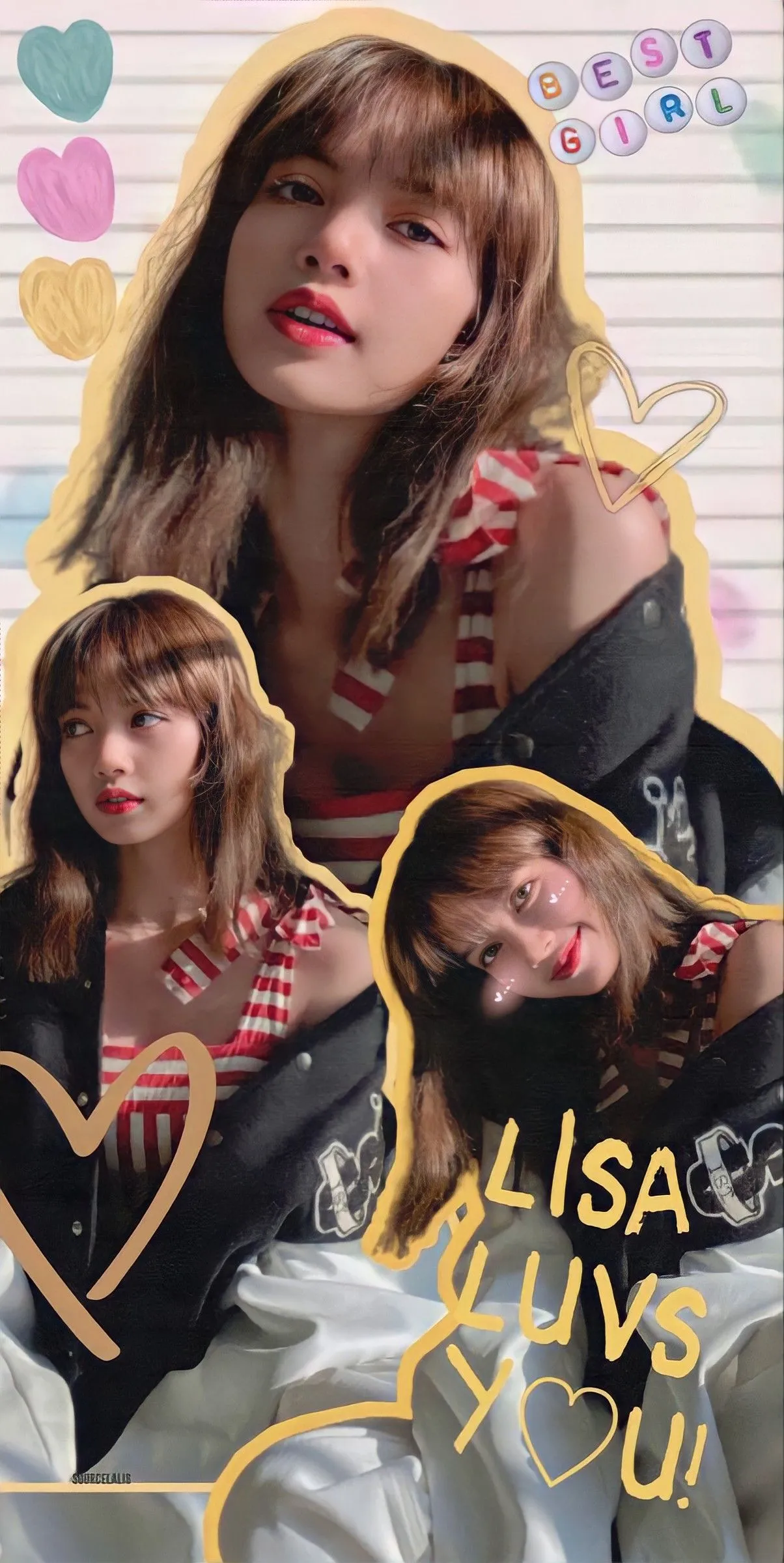 Hình ảnh Lisa Blackpink với nụ cười tươi tắn