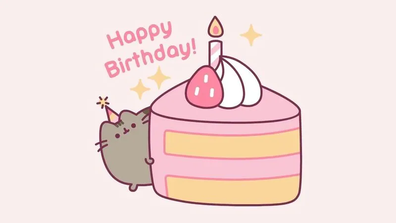 chibi chúc mừng sinh nhật đáng yêu