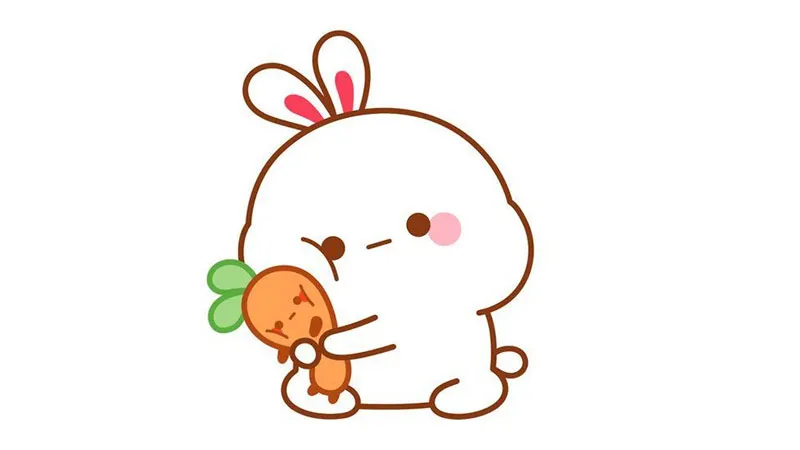 sticker hoạt hình cute biểu cảm