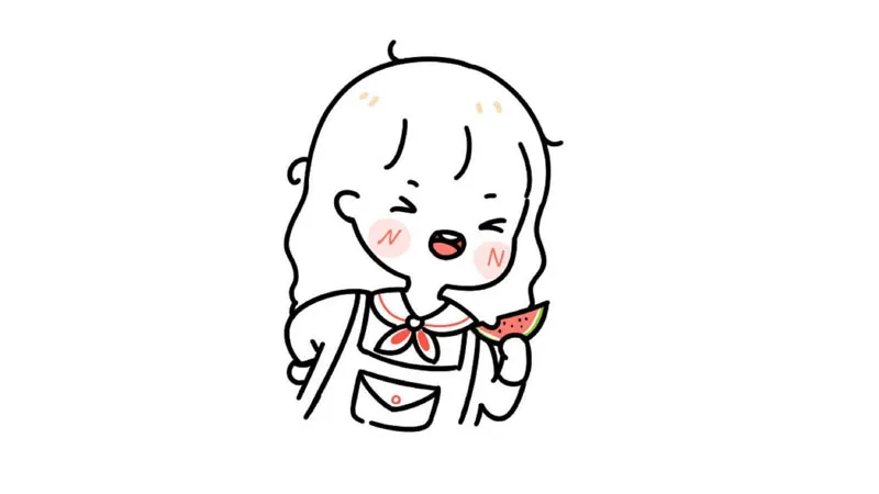 cô gái anime tóc ngắn dễ thương
