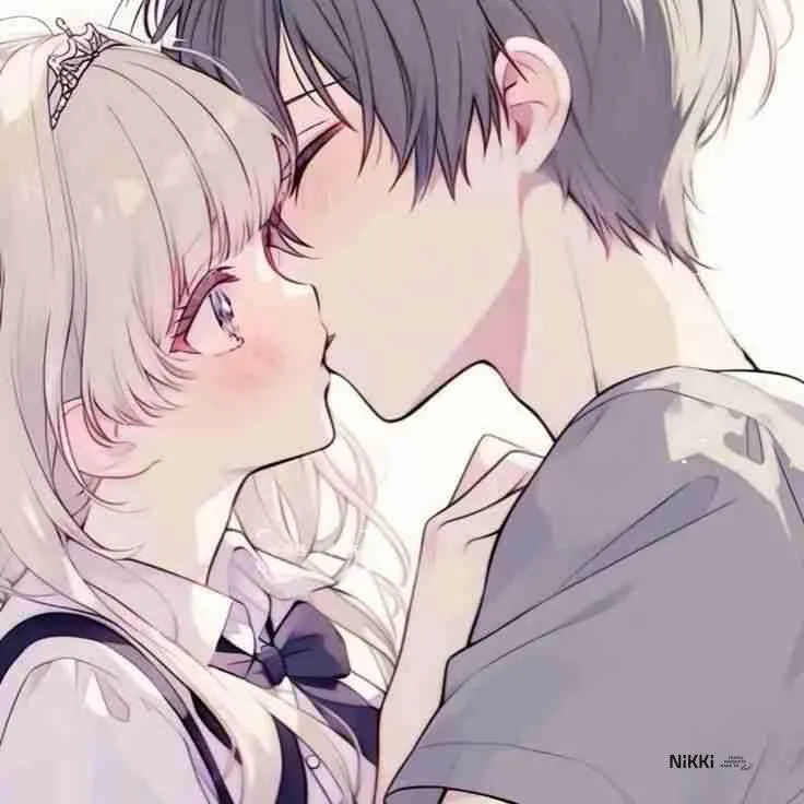 Cảnh hôn anime ngọt ngào của đôi bạn học