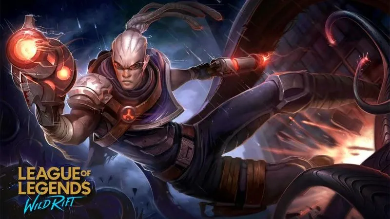 Lucian Tốc Chiến với hai khẩu súng sẵn sàng giao tranh