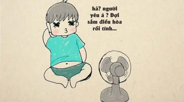 Cặp đôi trẻ đi chơi giữa trời nắng