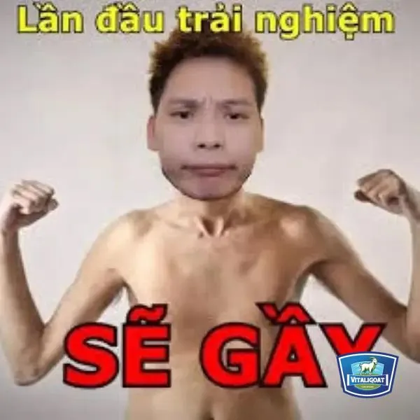 Meme cô gái hoạt hình với biểu cảm ngạc nhiên, má đỏ và đôi mắt mở to