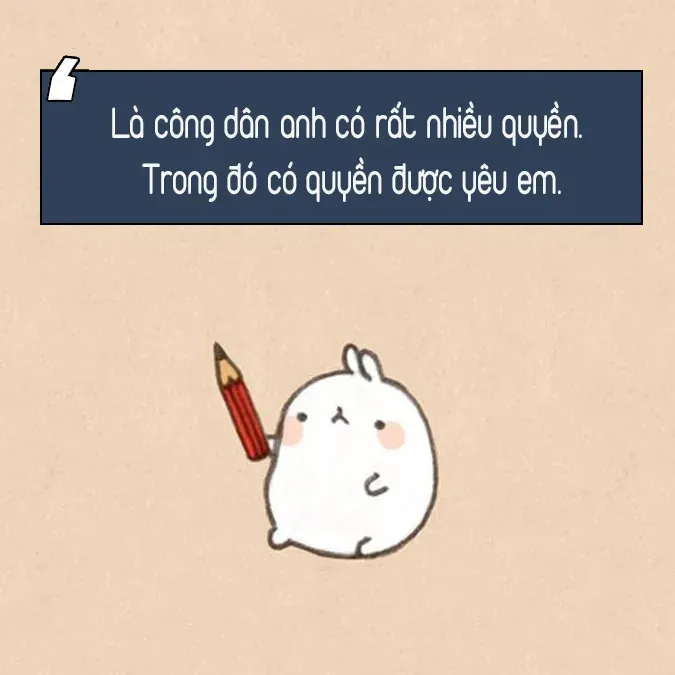 Thả thính bằng môn GDCD, khẳng định 'quyền được yêu' của bạn