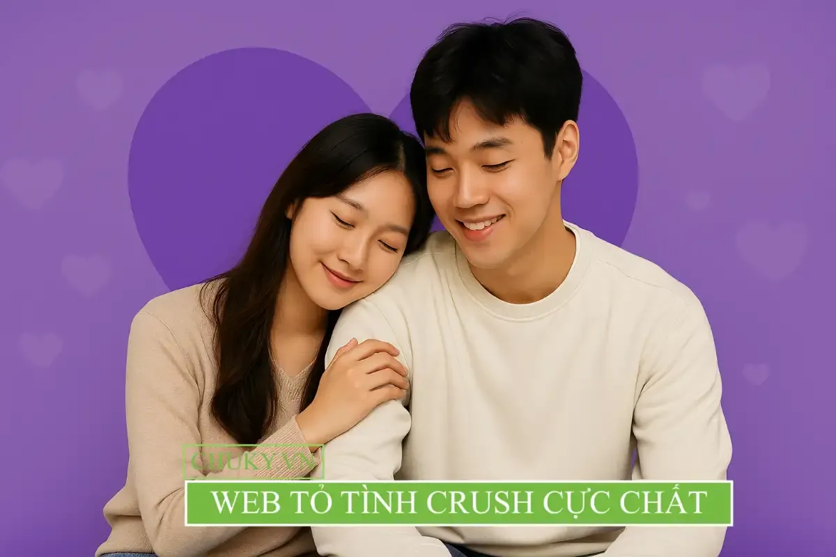 Giao diện website tạo web tỏ tình cá nhân độc đáo